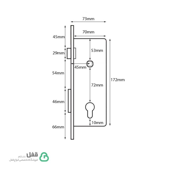 قفل سوئیچی سیفتی - Safety