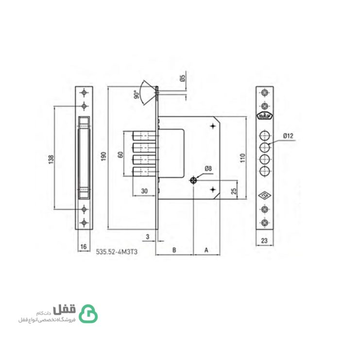 قفل کمکی 4M داف - Daf