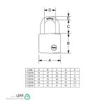 قفل آویز Series 120 یال - Yale
