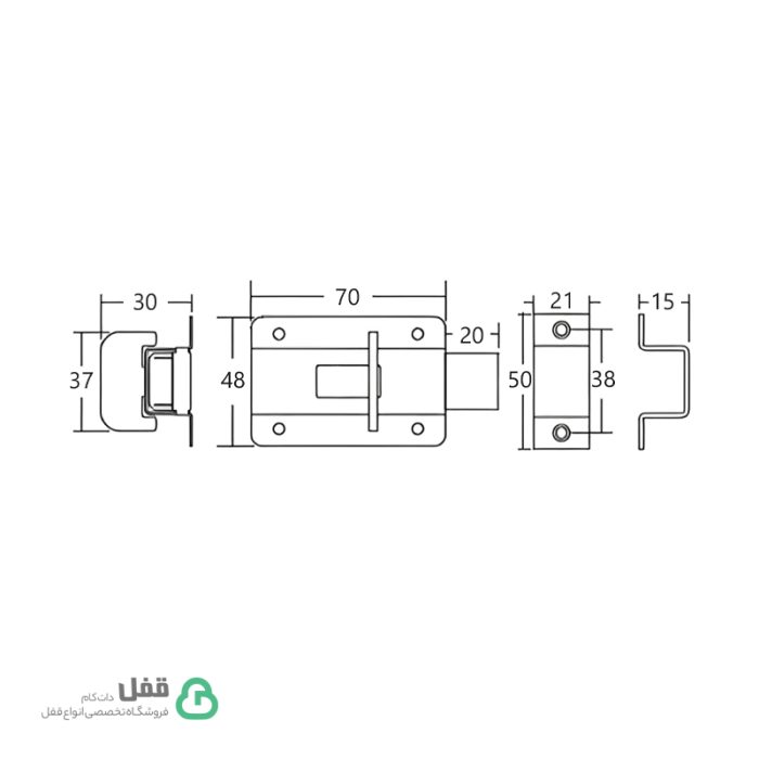 قفل سرویس بهداشتی ریفت - Rift